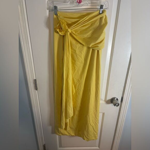 Maygel Coronel Crisol Maxi Skirt in Mimosa one size NWOT - Picture 4 of 7
